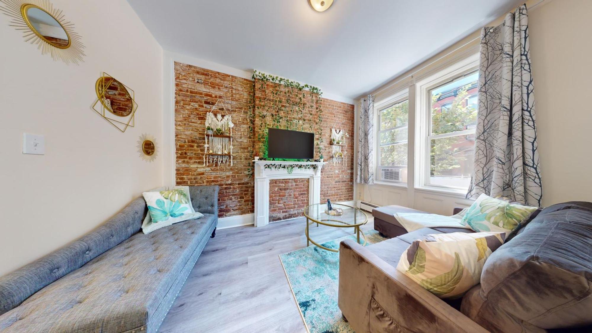 Апартаменты Minutes To Nyc Sleeps 5 Хобокен Экстерьер фото